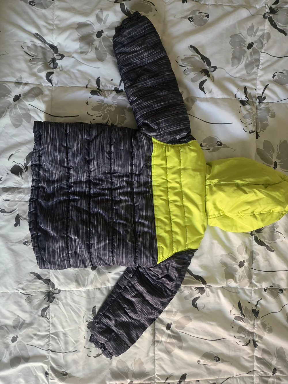 AQ/AQ Neon Yellow and Black Kids Snow Bib Overalls